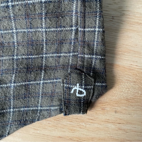 rag & bone Brown Plaid Casual Button Down Shirt - Picture 11 of 14